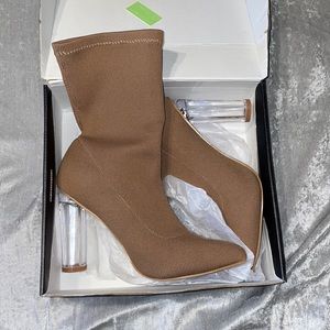 Fashion nova booties, size 9